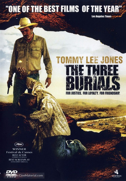 The Three Burials of Melquiades Estrada - Norwegian DVD movie cover