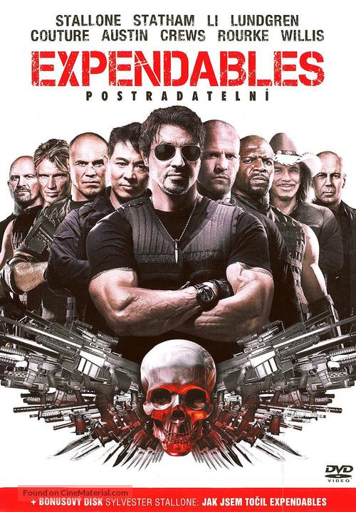 The Expendables - Czech DVD movie cover