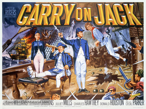 Carry on Jack - British Movie Poster