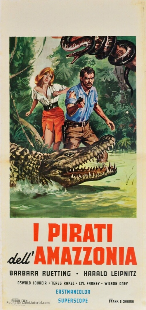 Und der Amazonas schweigt - Italian Movie Poster