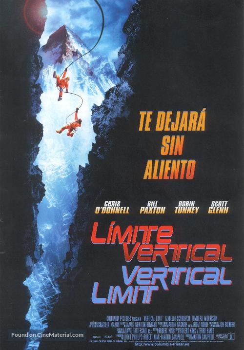 Vertical Limit - Spanish Movie Poster