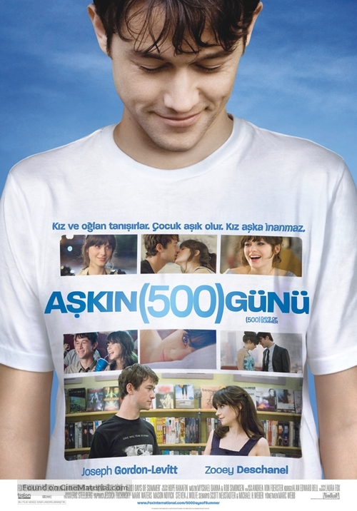 (500) Days of Summer - Turkish Movie Poster