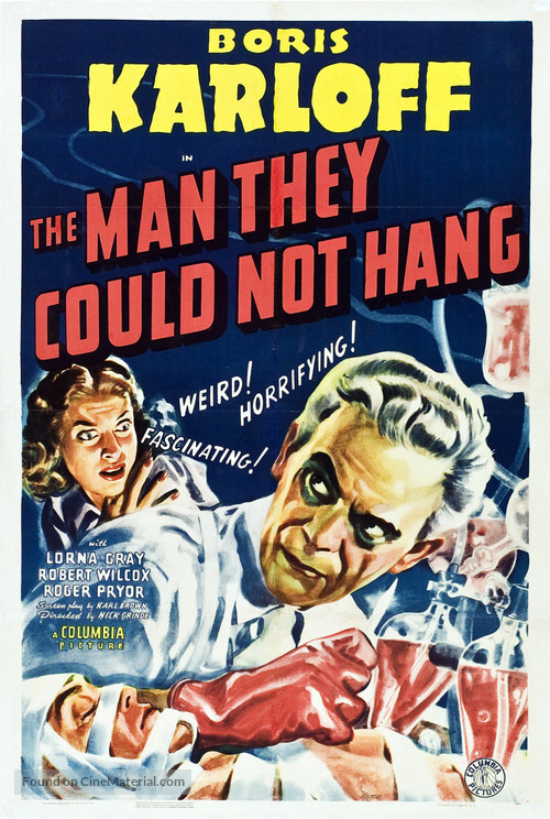 The Man They Could Not Hang - Movie Poster