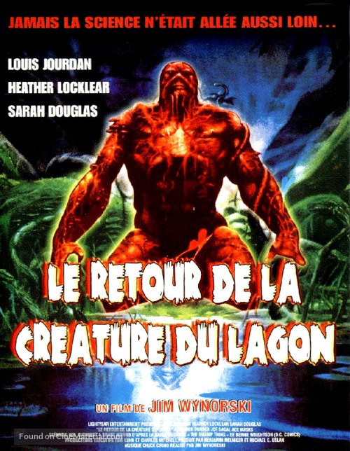 The Return of Swamp Thing - French DVD movie cover