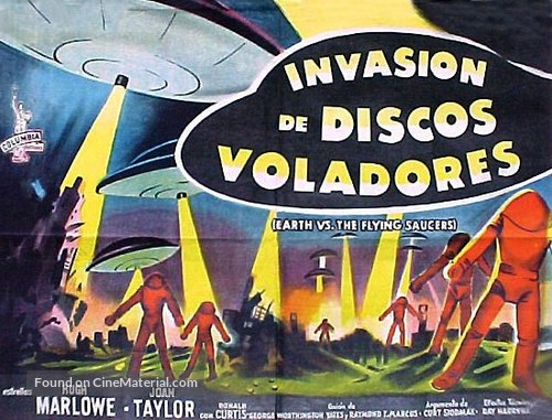 Earth vs. the Flying Saucers - Argentinian Movie Poster