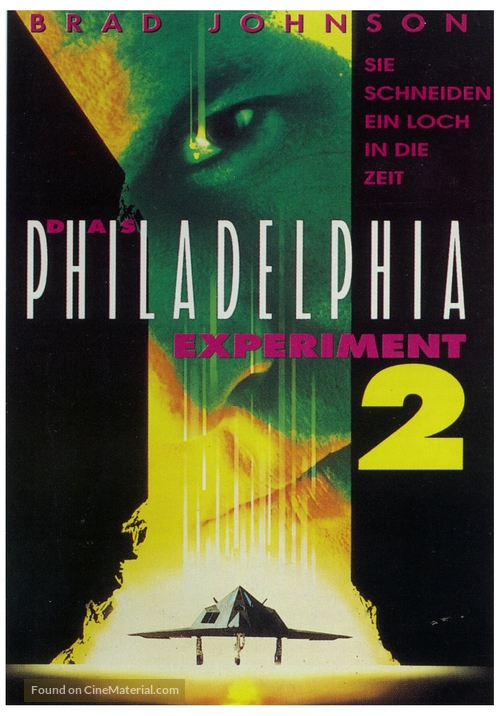 Philadelphia Experiment II - German Movie Cover