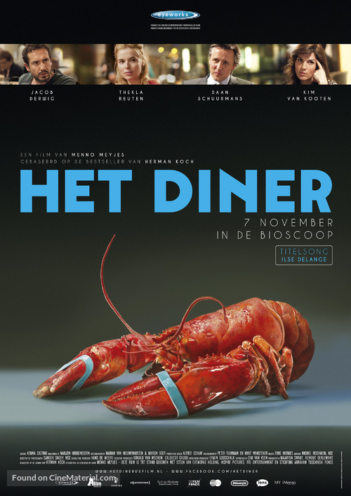 Het Diner - Dutch Movie Poster