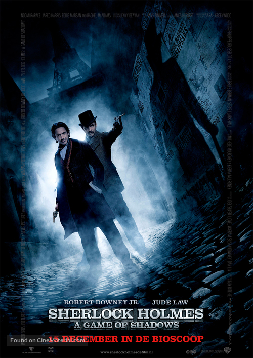 Sherlock Holmes: A Game of Shadows - Dutch Movie Poster
