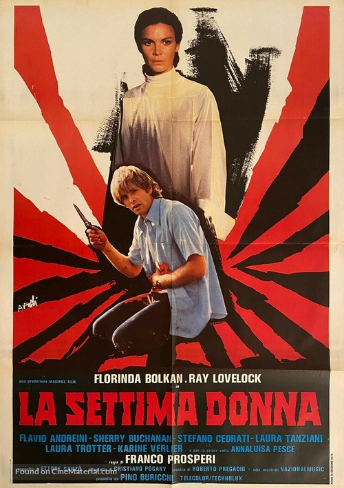 La settima donna - Italian Movie Poster