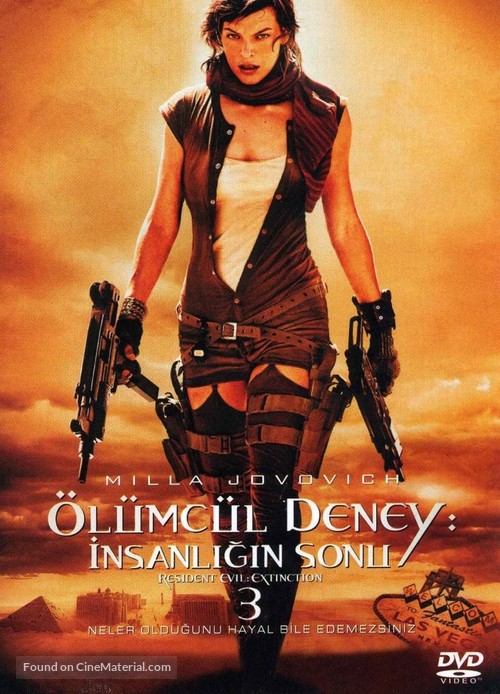 Resident Evil: Extinction - Turkish Movie Cover