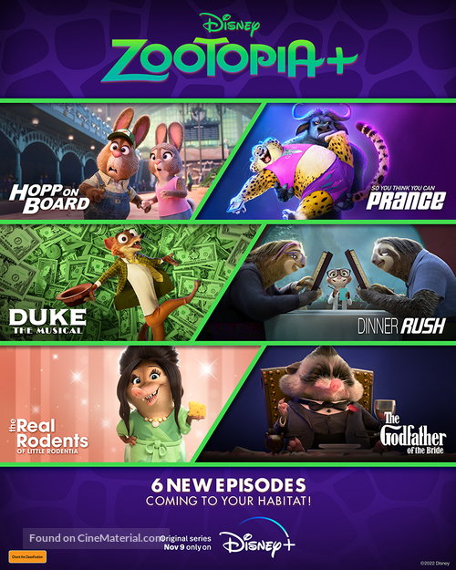 &quot;Zootopia+&quot; - Australian Movie Poster