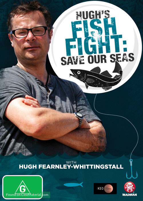 &quot;Hugh&#039;s Fish Fight&quot; - Australian DVD movie cover