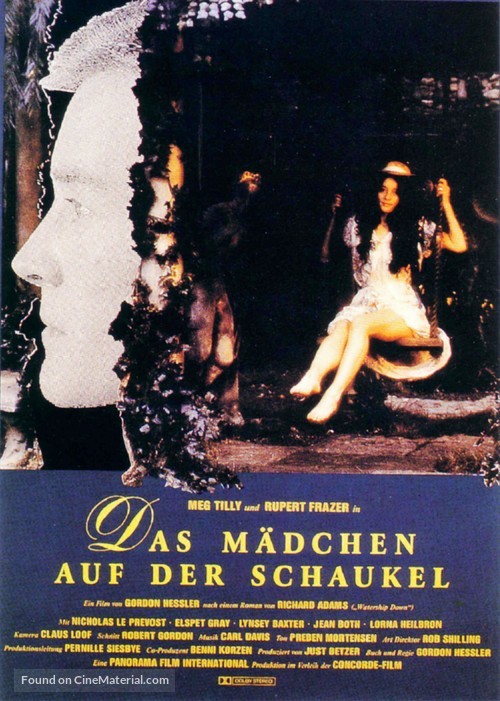 The Girl in a Swing - German Movie Poster