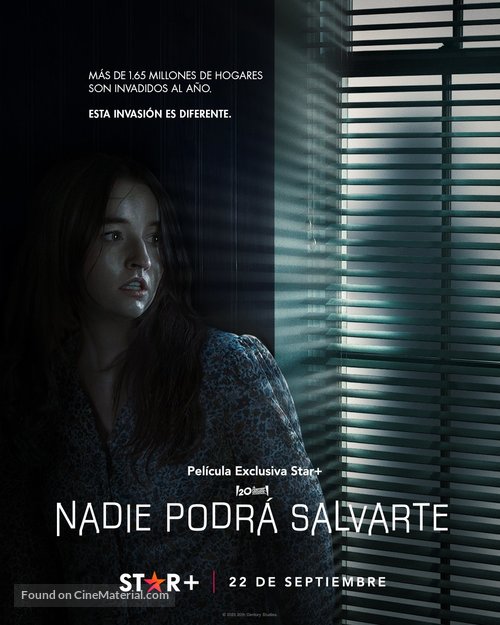 No One Will Save You - Argentinian Movie Poster
