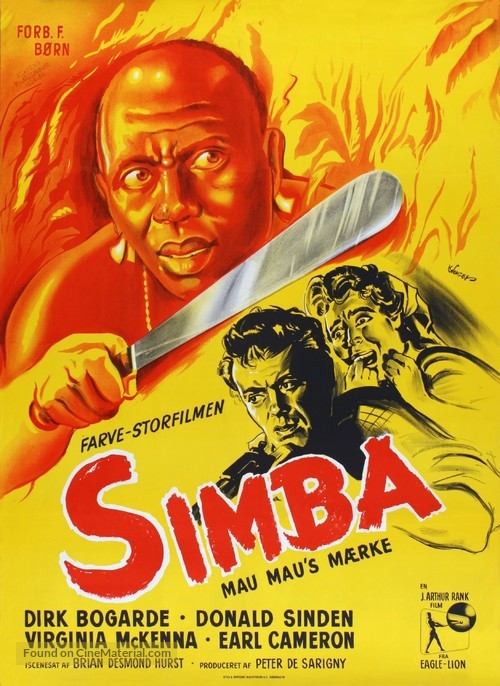 Simba - Danish Movie Poster