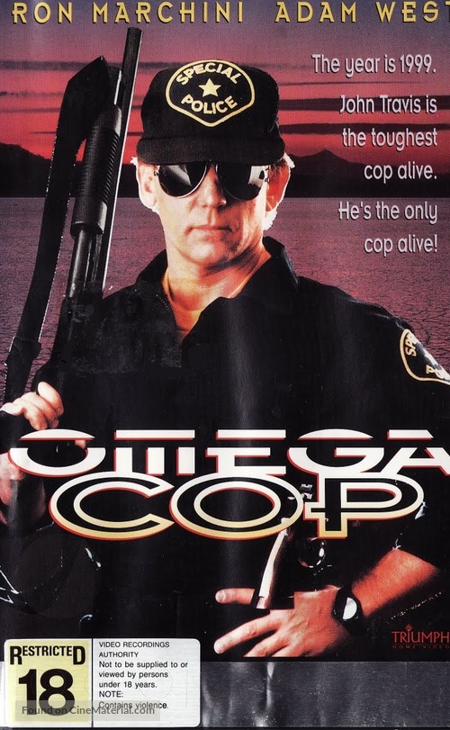 Omega Cop - New Zealand VHS movie cover