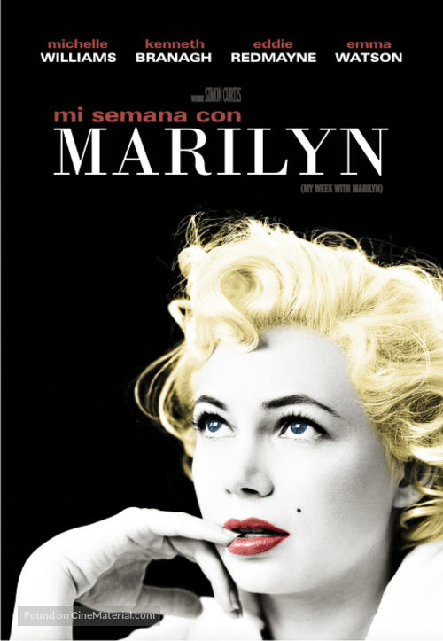 My Week with Marilyn - Argentinian DVD movie cover