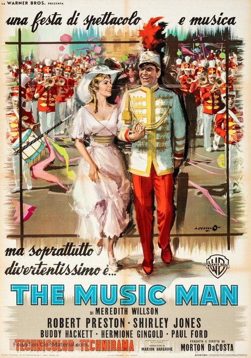 The Music Man - Italian Movie Poster