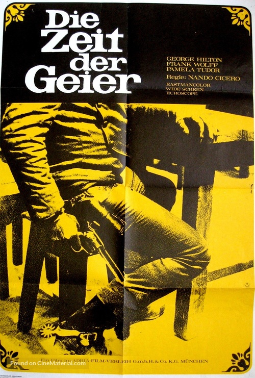 Il tempo degli avvoltoi - German Movie Poster