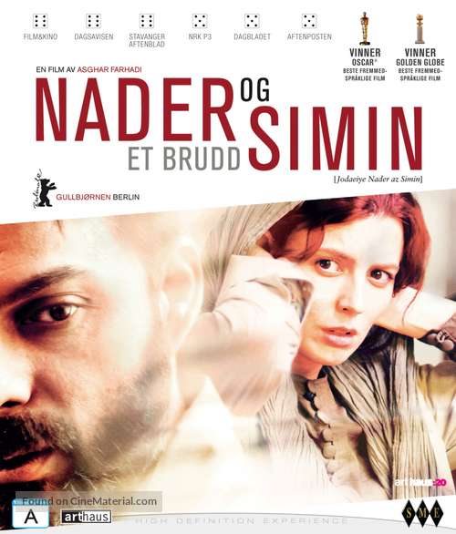 Jodaeiye Nader az Simin - Norwegian Blu-Ray movie cover