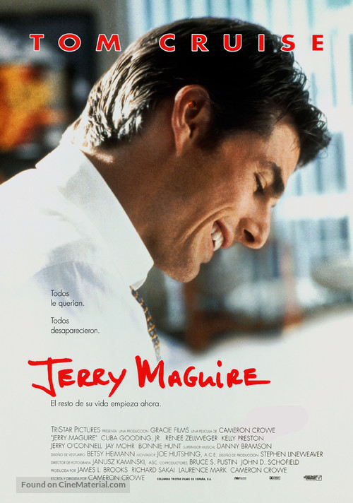 Jerry Maguire - Spanish Movie Poster