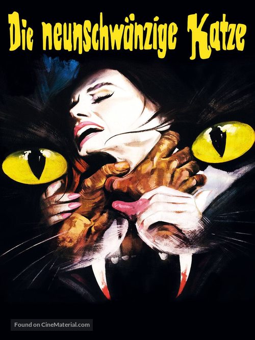 Il gatto a nove code - German Movie Cover