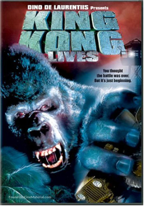 King Kong Lives - DVD movie cover