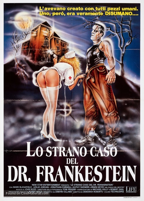 Frankenstein General Hospital - Italian Movie Poster