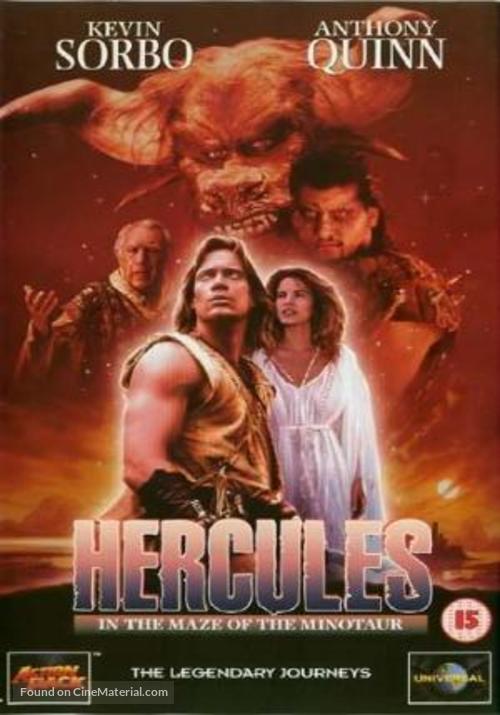 Hercules in the Maze of the Minotaur - British Movie Cover