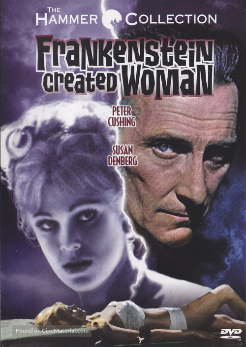 Frankenstein Created Woman - DVD movie cover