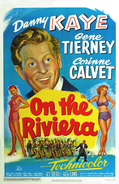 On the Riviera - Movie Poster