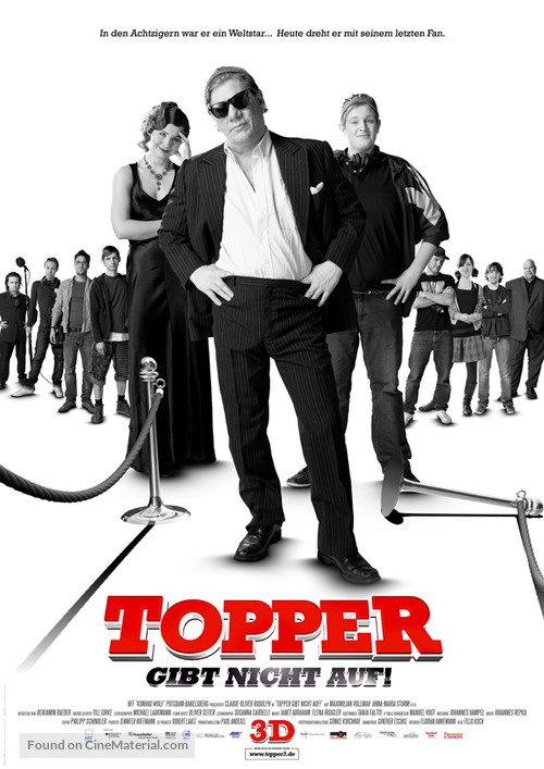 Topper gibt nicht auf. In 3D. - German Movie Poster