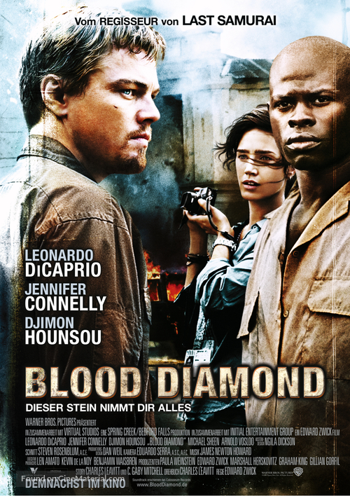 Blood Diamond - German Movie Poster