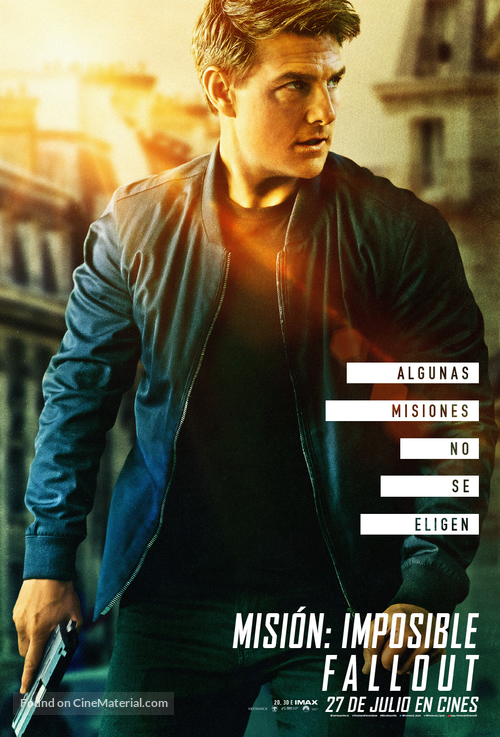 Mission: Impossible - Fallout - Spanish Movie Poster