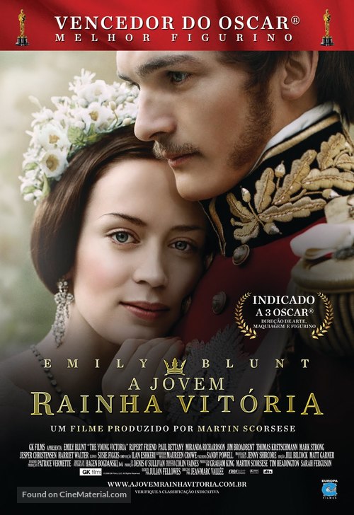 The Young Victoria - Brazilian Movie Poster