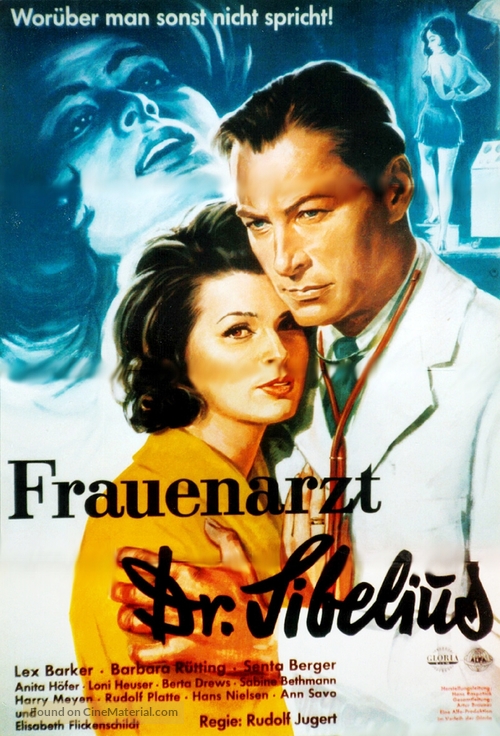 Frauenarzt Dr. Sibelius - German Movie Poster