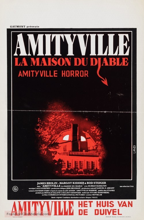 The Amityville Horror - Belgian Movie Poster