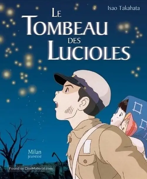 Hotaru No Haka 1988 French Movie Poster Hotaru No Haka 1988 French Movie Poster