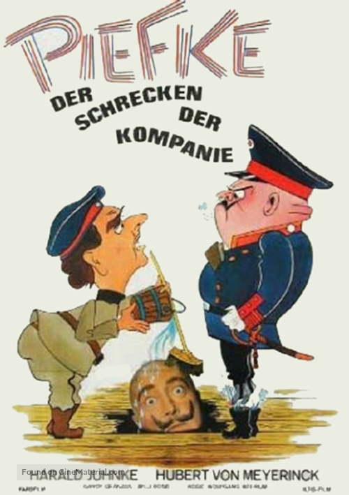 Piefke, der Schrecken der Kompanie - German Movie Poster