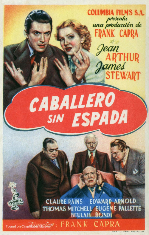 Mr. Smith Goes to Washington - Spanish Movie Poster