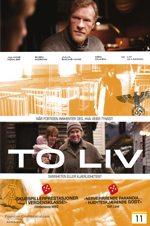 Zwei Leben - Norwegian DVD movie cover