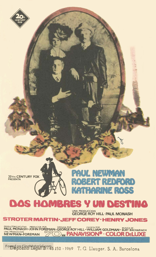 Butch Cassidy and the Sundance Kid - Spanish Movie Poster