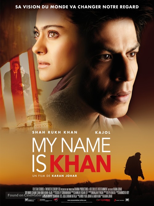 My Name Is Khan - French Movie Poster