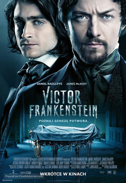 Victor Frankenstein - Polish Movie Poster