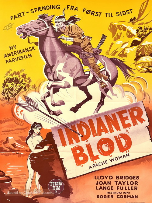 Apache Woman - Danish Movie Poster