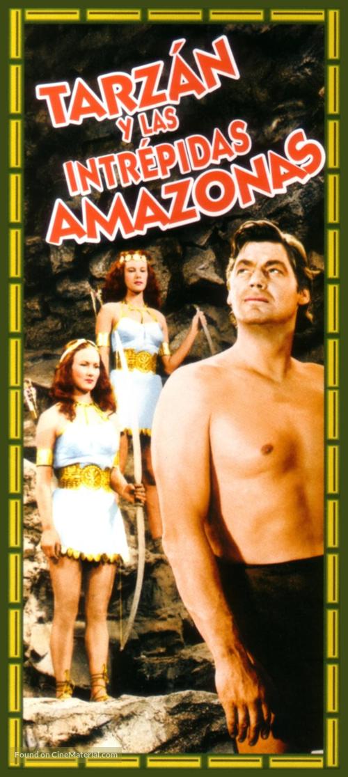 Tarzan and the Amazons - Spanish Movie Cover