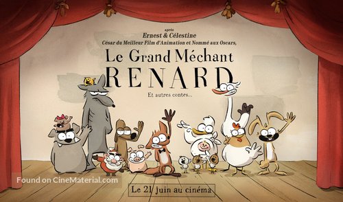 Big Bad Fox - French Movie Poster