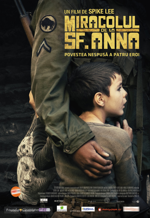 Miracle at St. Anna - Romanian Movie Poster