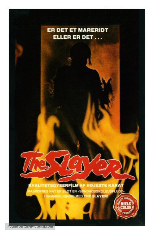 The Slayer - Danish Movie Poster