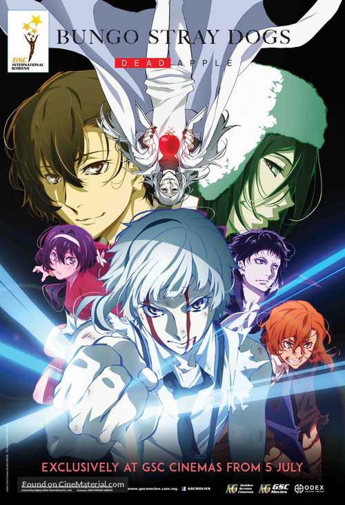 Bungou Stray Dogs: Dead Apple - Malaysian Movie Poster